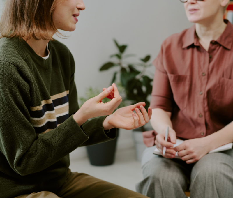 Client at Avena Psychological Services, trauma-informed care